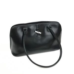 Longchamp Roseau Dome Leather Tote